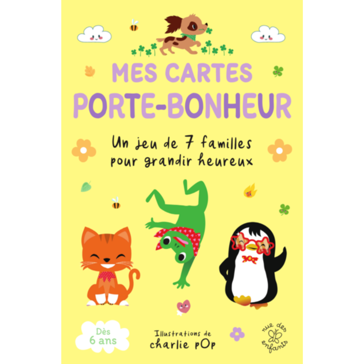 Mes cartes porte-bonheur – Un jeu de 7 familles pour grandir heureux (Dès 6 ans) - 4 - Eveil Montessori Maroc