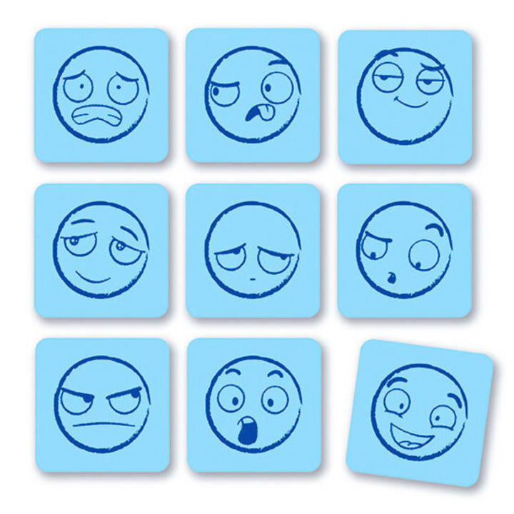 Lot de 10 puzzles - les 10 émotions