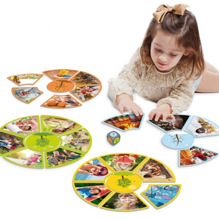 Profite des saisons de l'année – Jeu éducatif de découverte des saisons – 24 cartes d'association