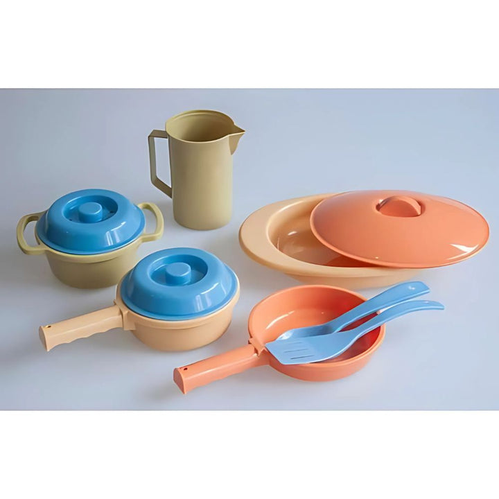 Set de Cuisine 10 pièces, Couleurs naturelles style Vikings