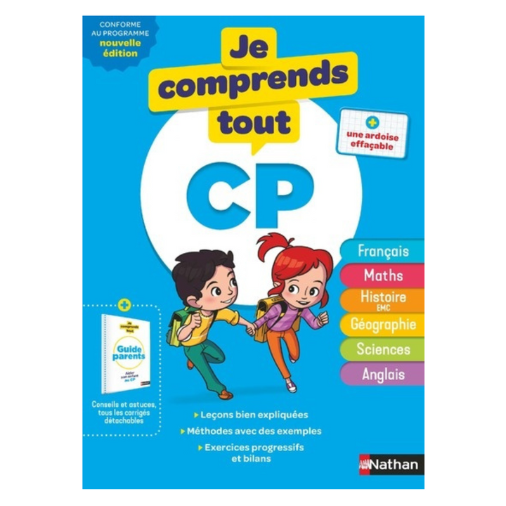 Je Comprends Tout CP - Tout en un (cours + exercices) pour réviser tout le programme du CP dans toutes les matières