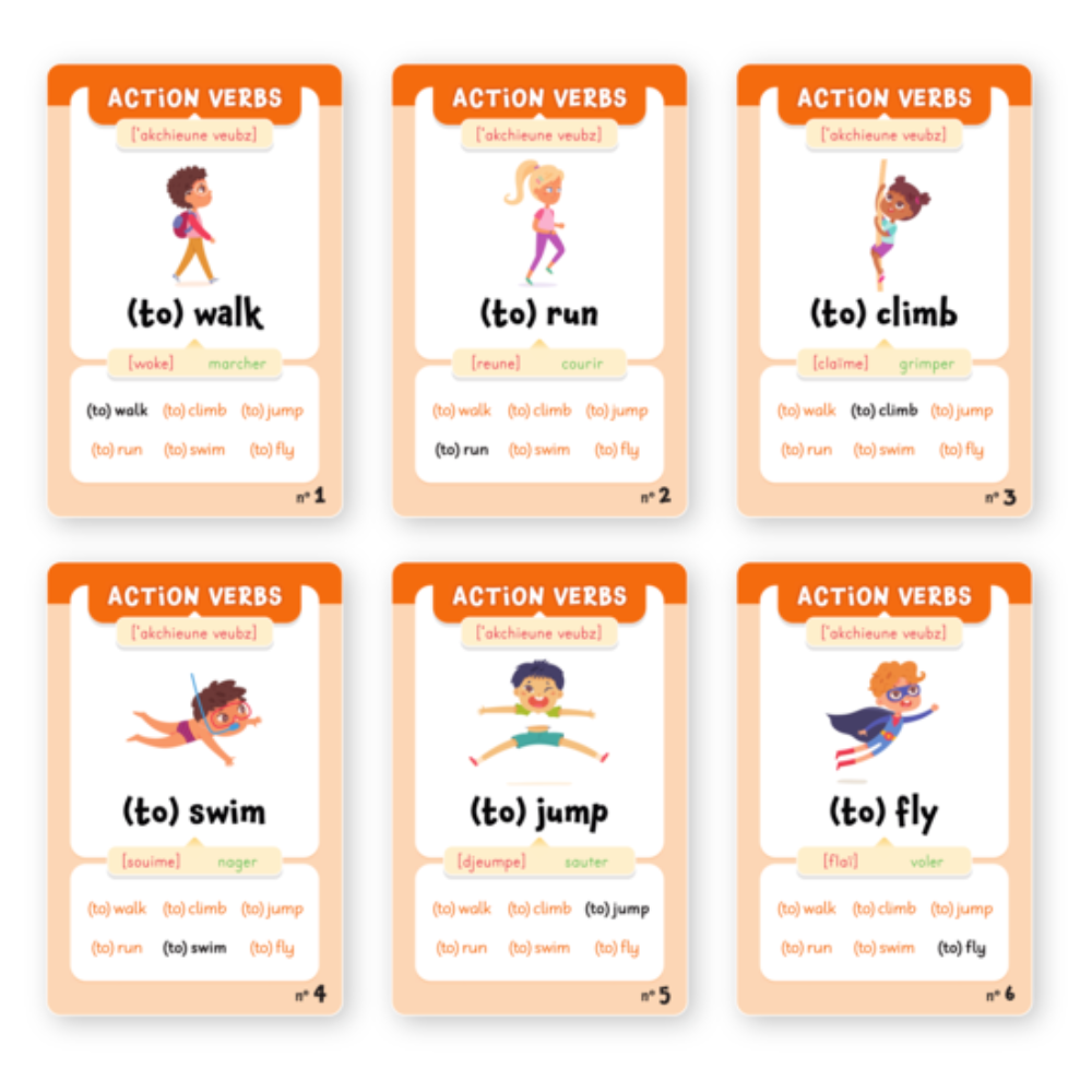 Mon jeu de 7 familles pour progresser en anglais CM1-CM2 - 3 - Eveil Montessori Maroc