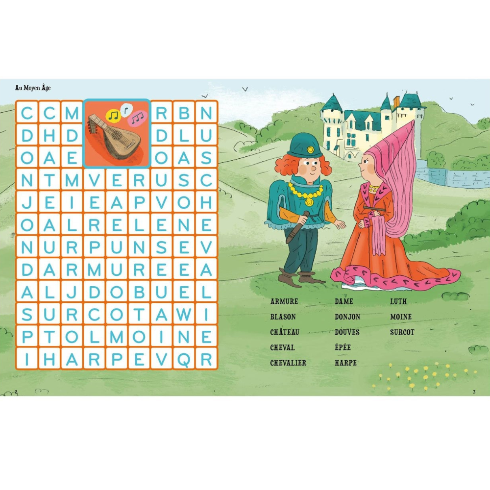 Livre jeux : Mots mêlés ! - 5 - Eveil Montessori Maroc