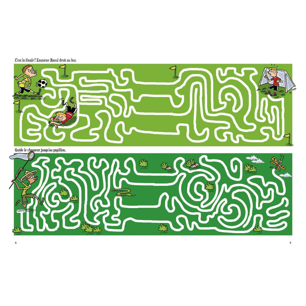 Livre jeux : Labyrinthe - 3 - Eveil Montessori Maroc