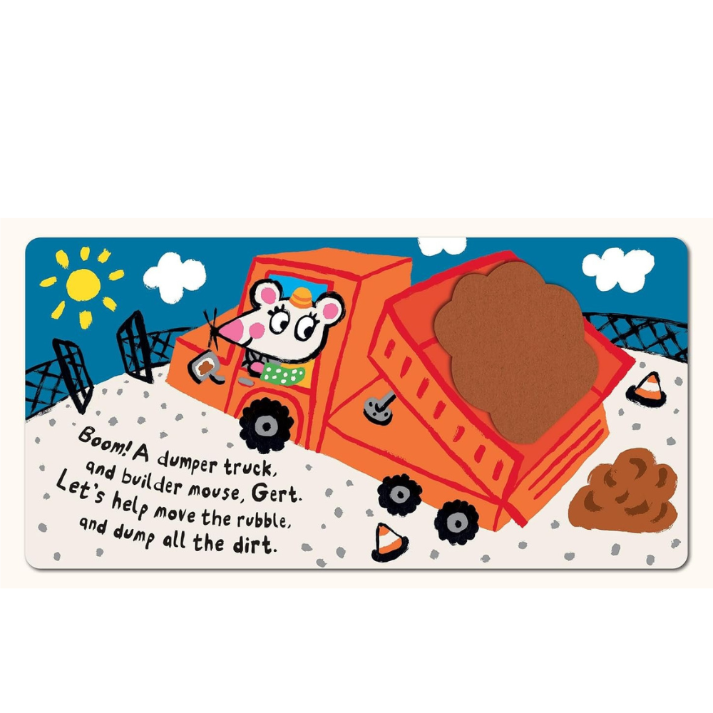 Play Pals: Building Site – Use the felt flaps and play along - 3 - Eveil Montessori Maroc