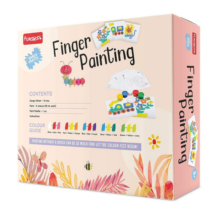 Atelier de peinture avec les doigts