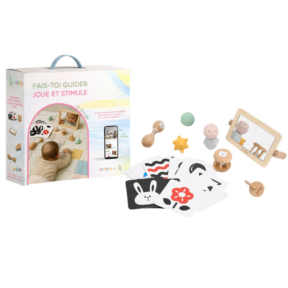 Box de jouets 0-6 mois - 1 - Eveil Montessori Maroc