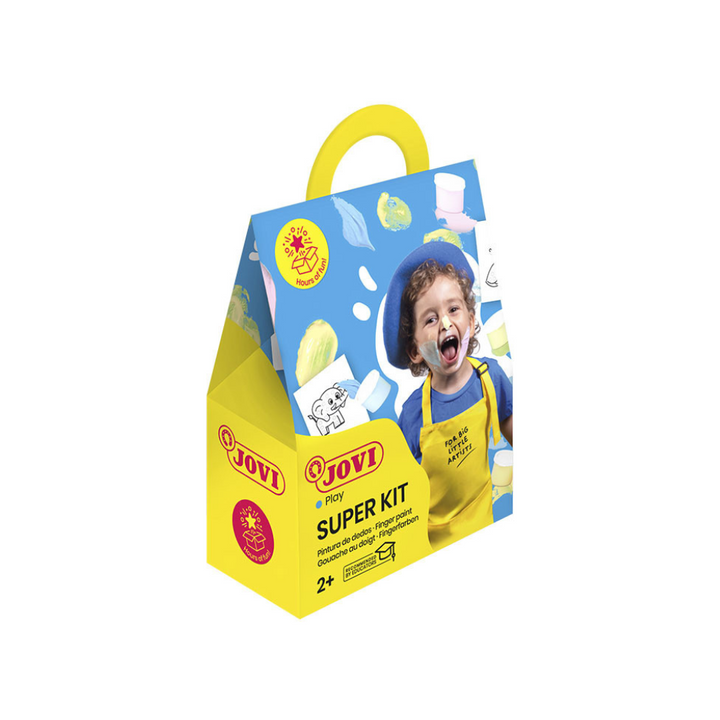 SUPER KIT Gouache aux doigts couleurs pastel