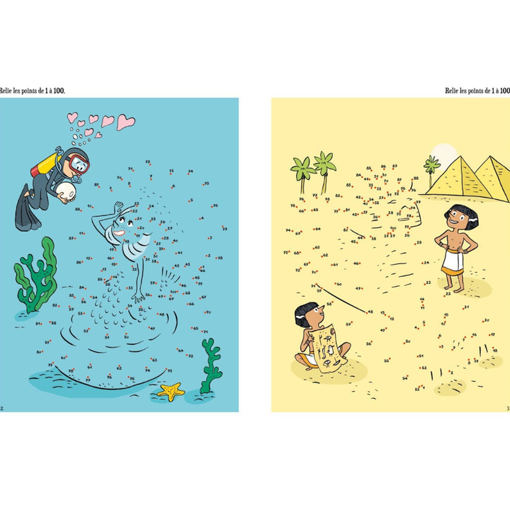 Livre jeux : Point par point ! - 4 - Eveil Montessori Maroc