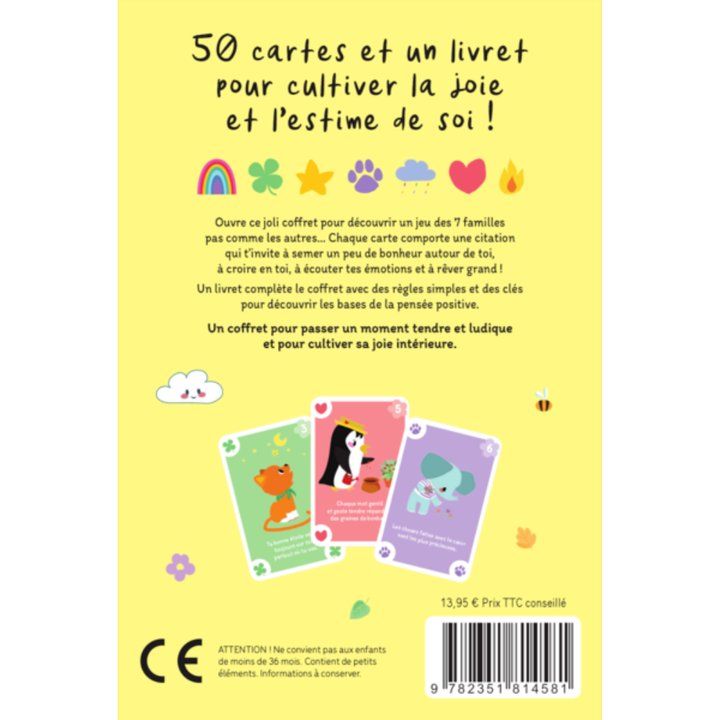 Mes cartes porte-bonheur – Un jeu de 7 familles pour grandir heureux (Dès 6 ans) - 6 - Eveil Montessori Maroc