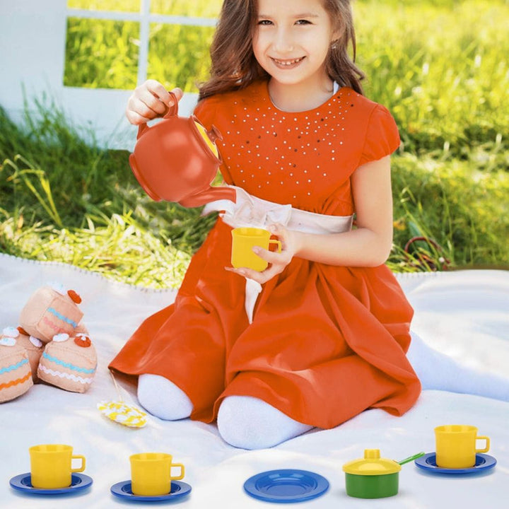 Service à thé/café avec plateau - 16 pièces