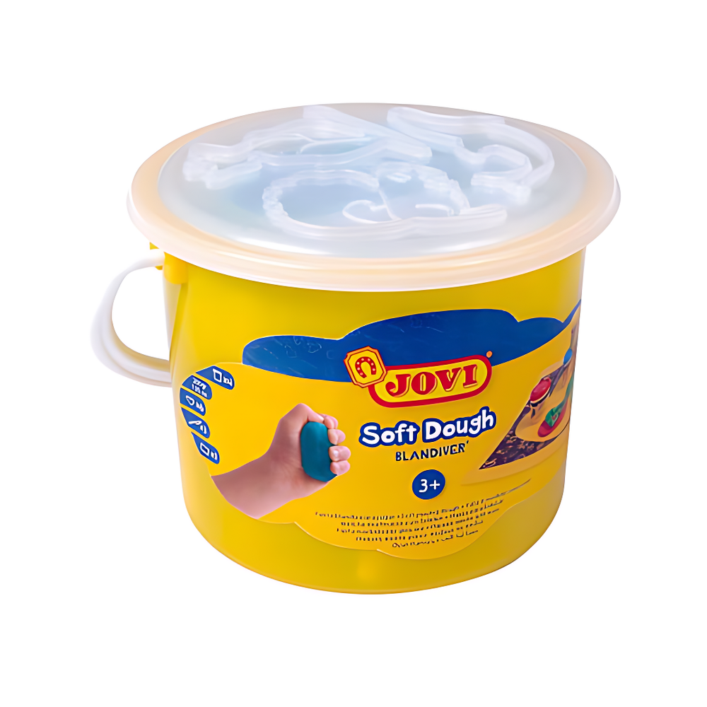 Seau de 4 pots de pâte à modeler de 50g + accessoires de modelage | EVEIL MONTESSORI