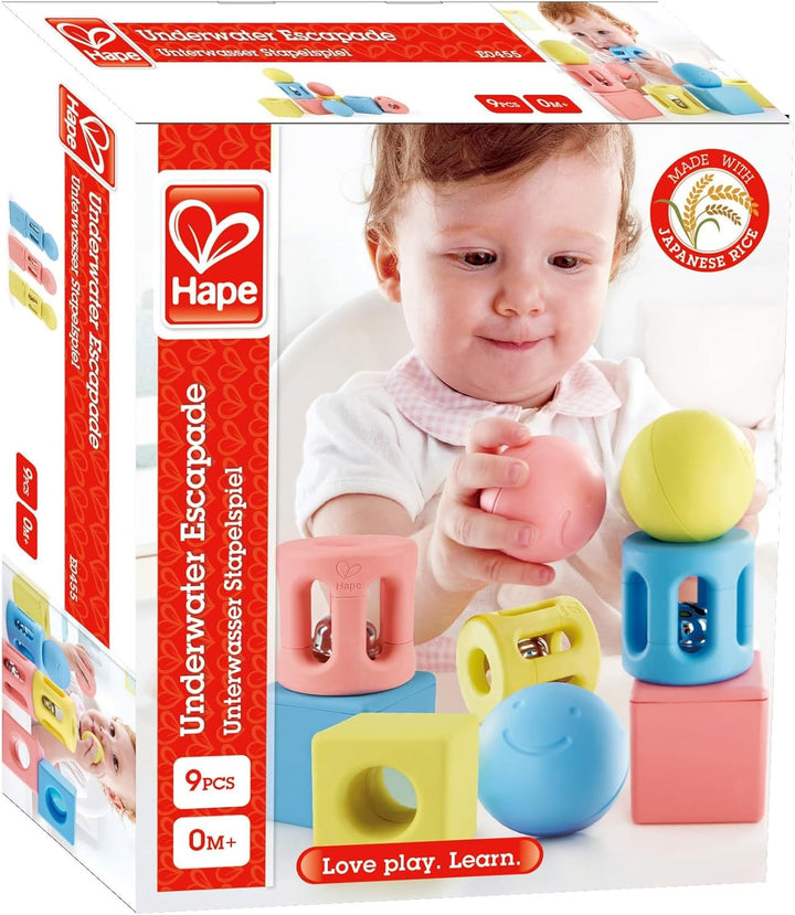 Trio de hochets géométriques