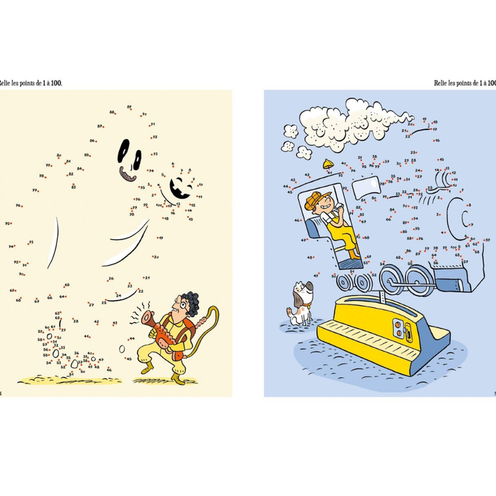 Livre jeux : Point par point ! - 5 - Eveil Montessori Maroc