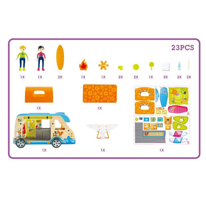 Van d’Aventure avec Figurines et Accessoires - 7 - Eveil Montessori Maroc