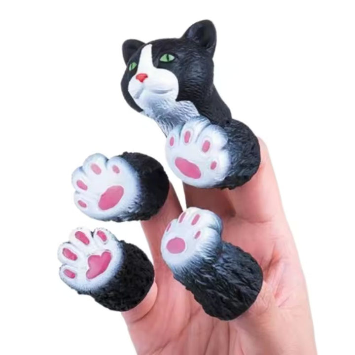 Finger animals - Marionnettes à doigts animaux - Têtes et pates - 4 - Eveil Montessori Maroc