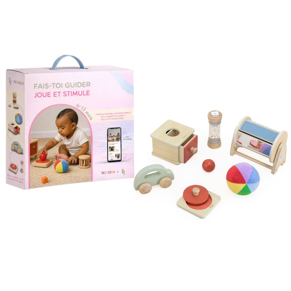 Box de jouets 12-18 mois - 1 - Eveil Montessori Maroc