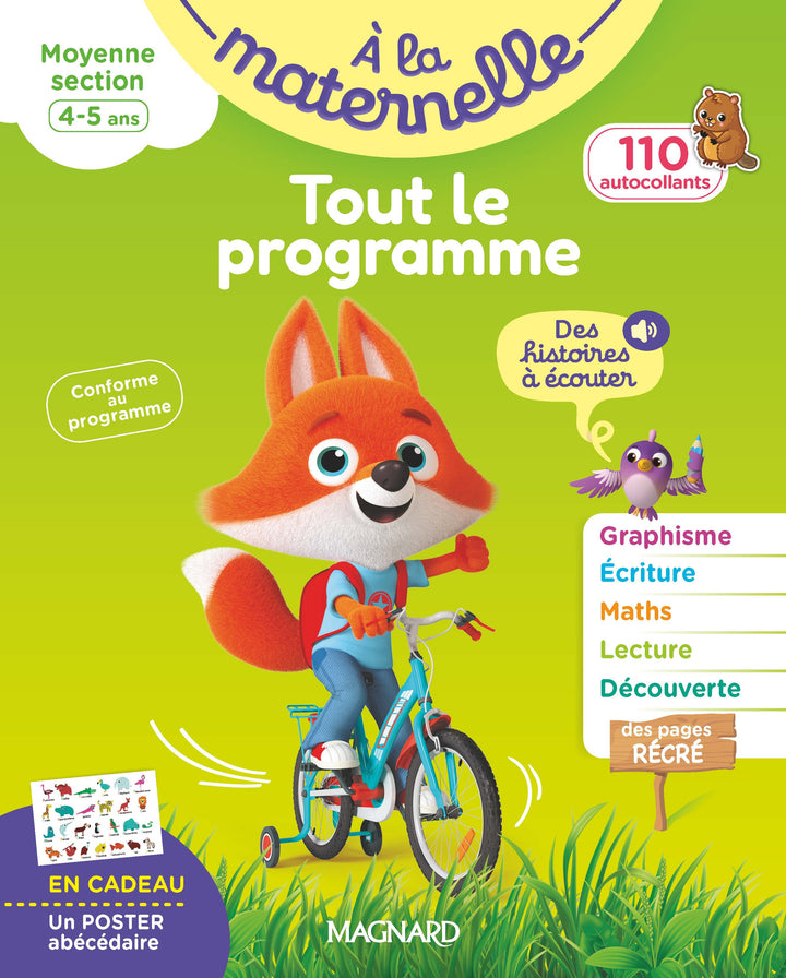 Tout le programme à la maternelle moyenne section