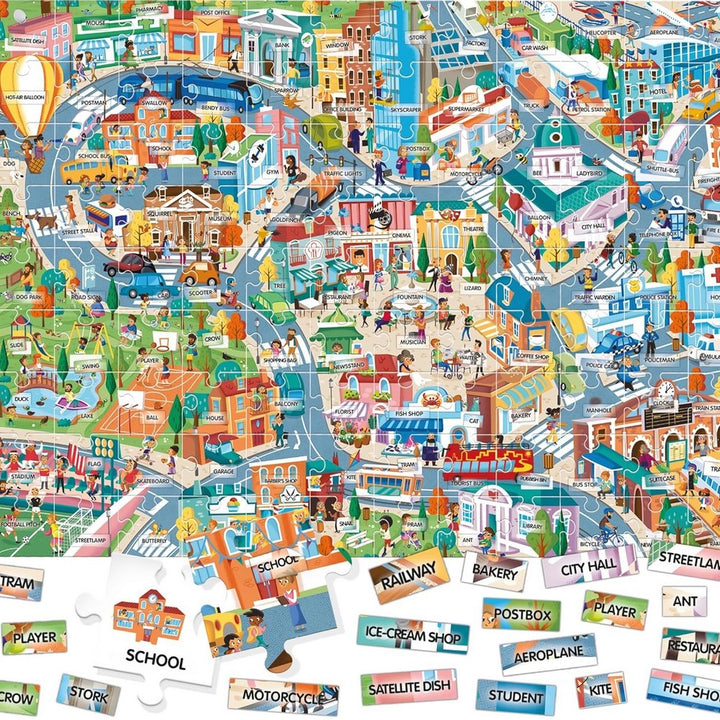 Anglais facile 100 Mots la Ville