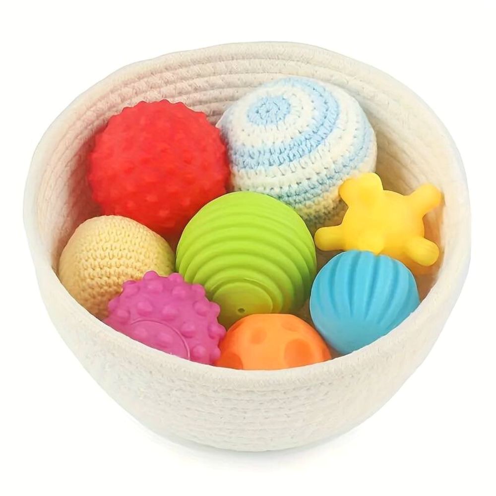 Lot de 6 Balles Sensorielles Texturées - Bébé Filou Lot de 6 Balles Sensorielles Texturées - Bébé Filou