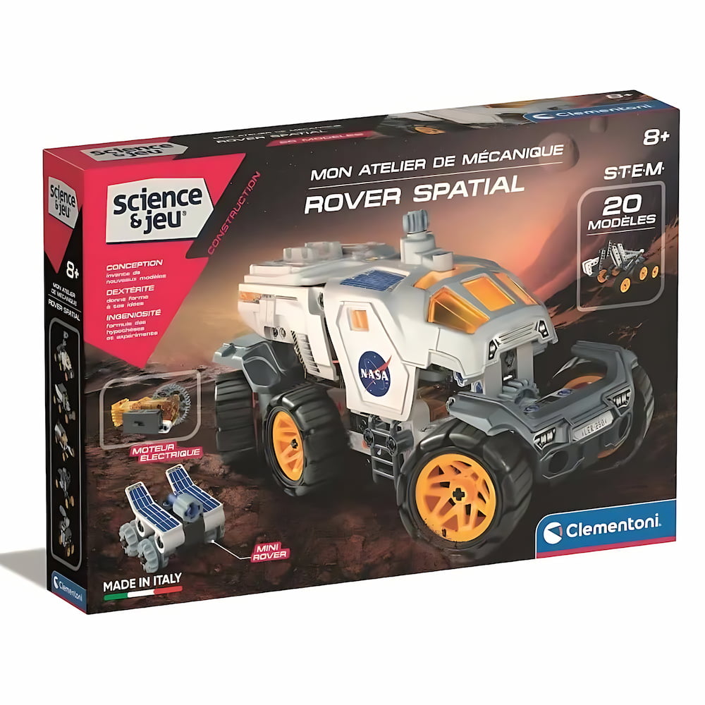 Rover Spatial motorisé avec système de direction double essieu - EVEIL MONTESSORI