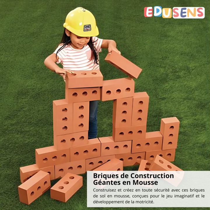 Lot de 20 Briques de construction Géantes en mousse