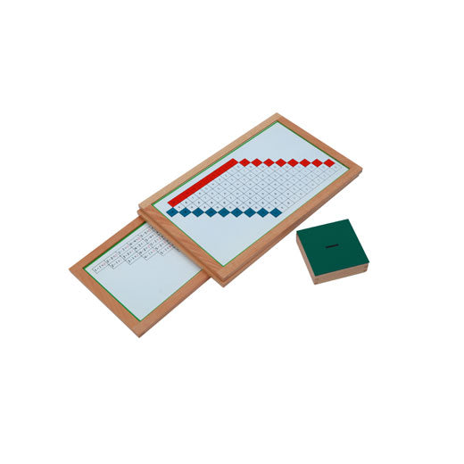 Tables de la soustraction en bois | EVEIL MONTESSORI