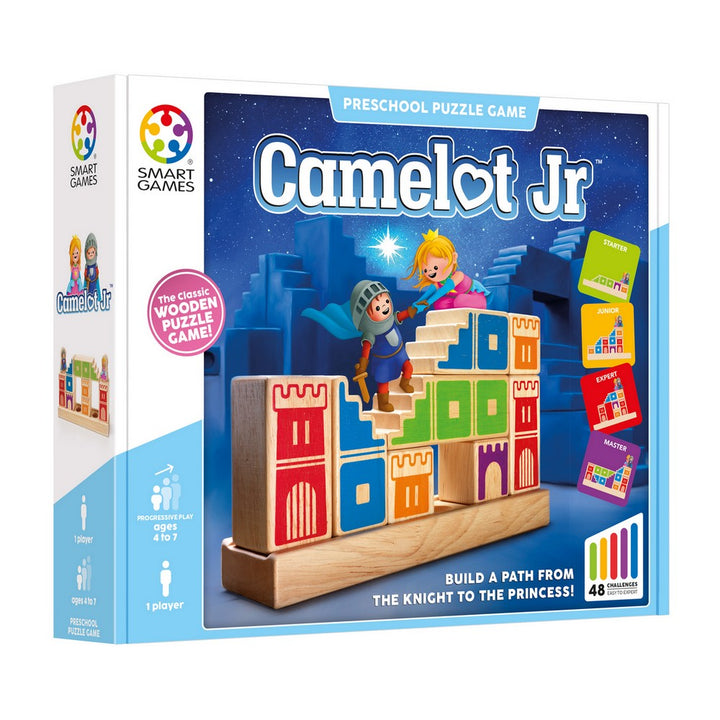 - boîte Camelot Jr Smart Games puzzle en bois |EVEIL MONTESSORI
