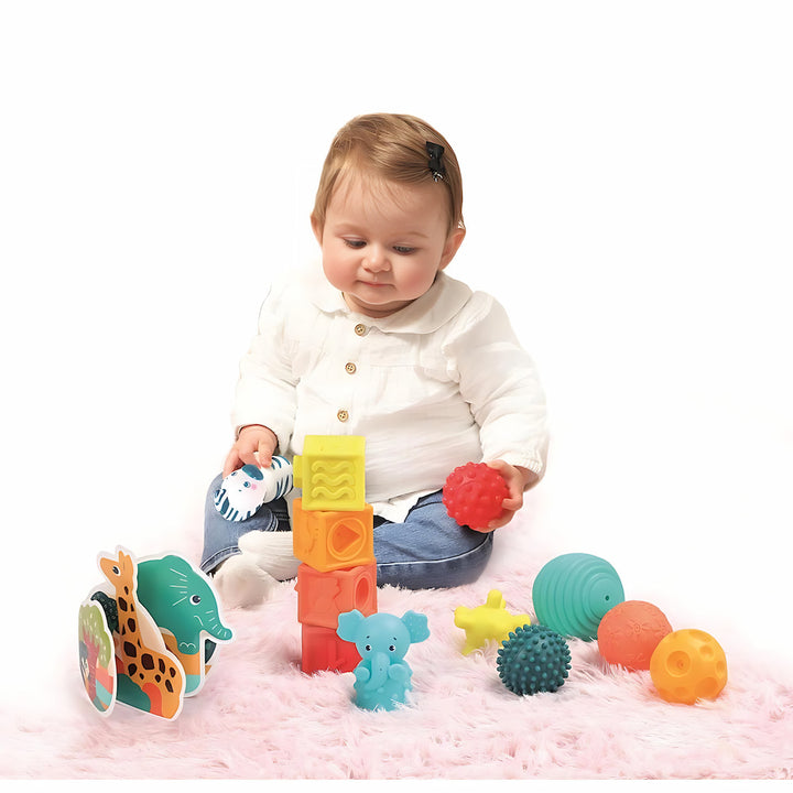 Hochet bébé jungle sensoriel pour éveil et motricité | EVEIL MONTESSORI