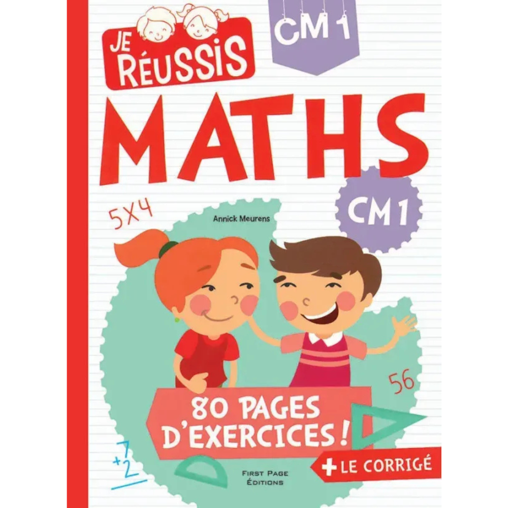 Je réussis - Maths CM1 - 1 - Eveil Montessori Maroc