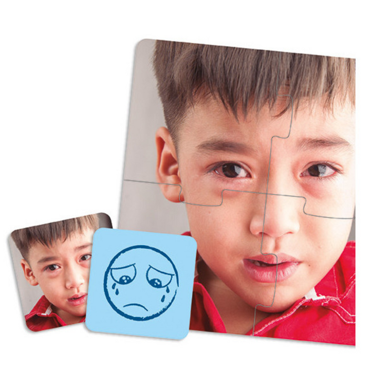 Lot de 10 puzzles - les 10 émotions