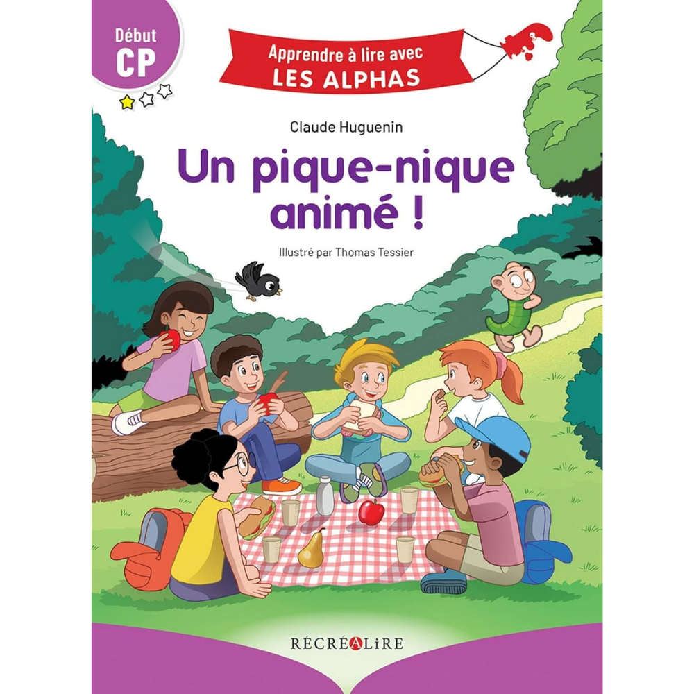 Un pique-nique animé ! – Début CP – Collection Apprendre à lire avec Les Alphas - 1 - Eveil Montessori Maroc