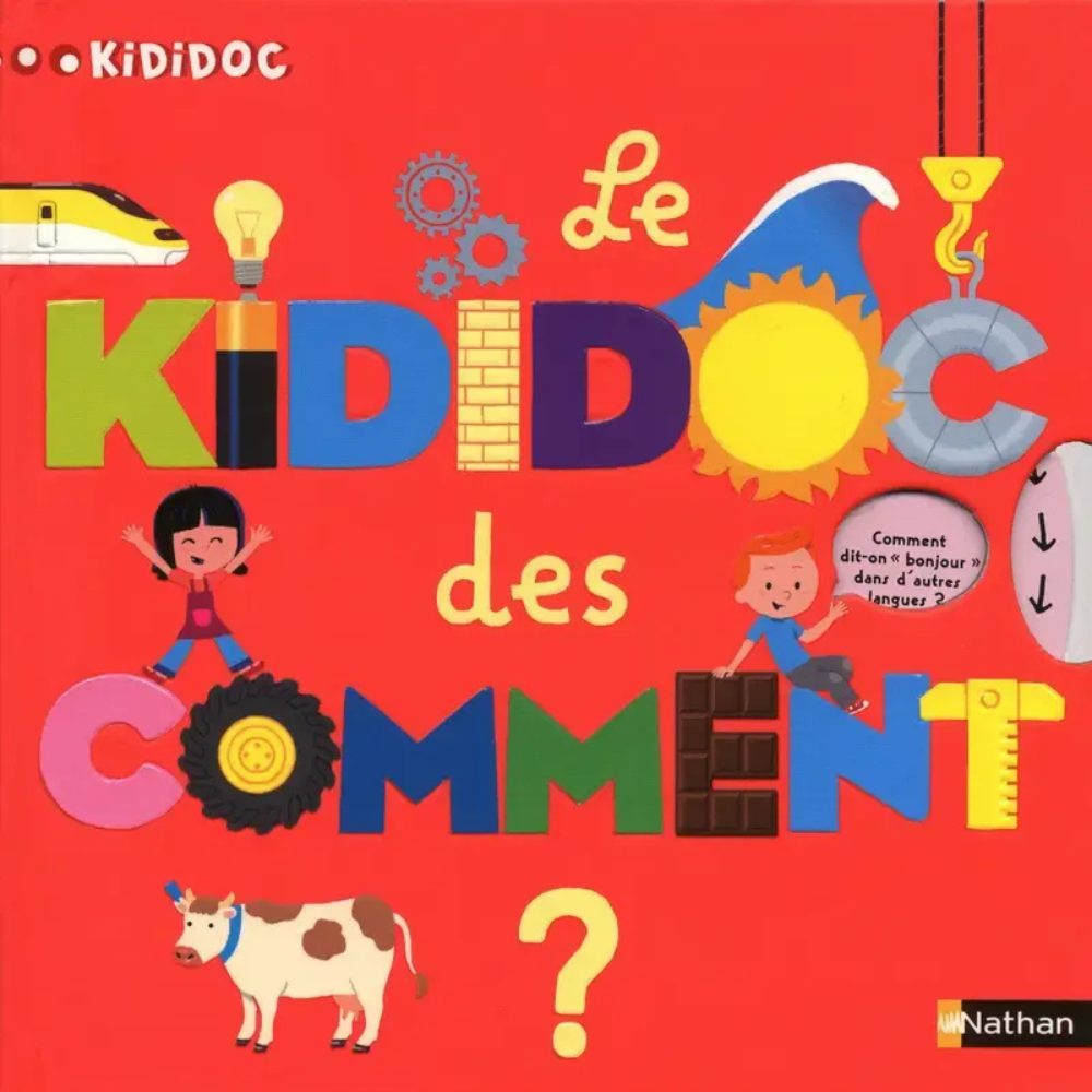Le Kididoc des comment - Livre Pop-up - Dès 4 ans - 1 - Eveil Montessori Maroc