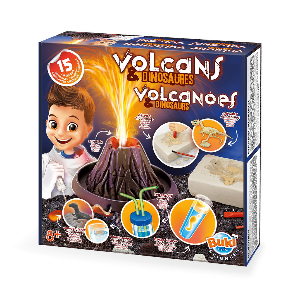 Volcans et Dinosaures - 1 - Eveil Montessori Maroc