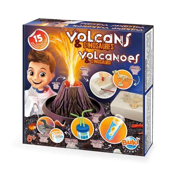 Volcans et Dinosaures - 1 - Eveil Montessori Maroc