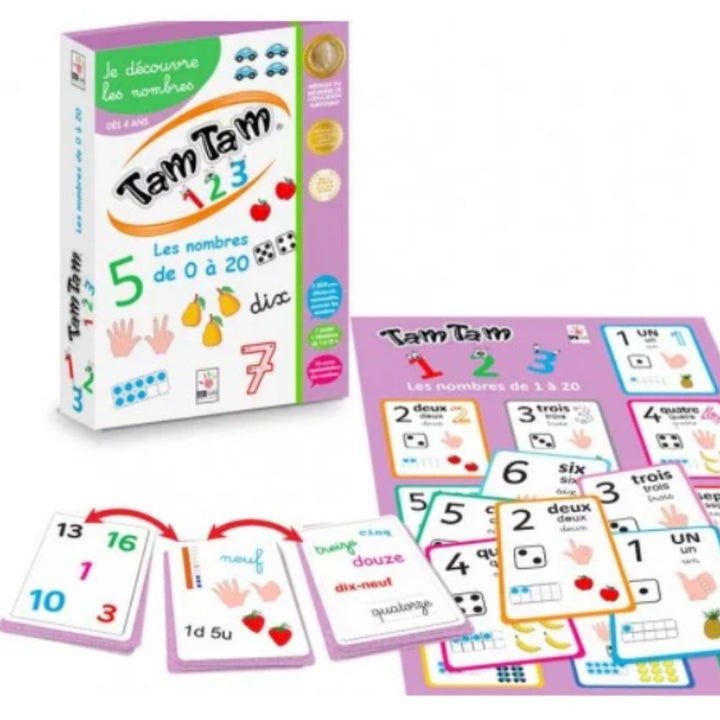 Tam Tam 123 : Les nombres de 0 à 20
