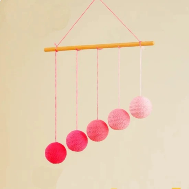Mobile Montessori De Gobbi : Bleu - 2 - Eveil Montessori Maroc