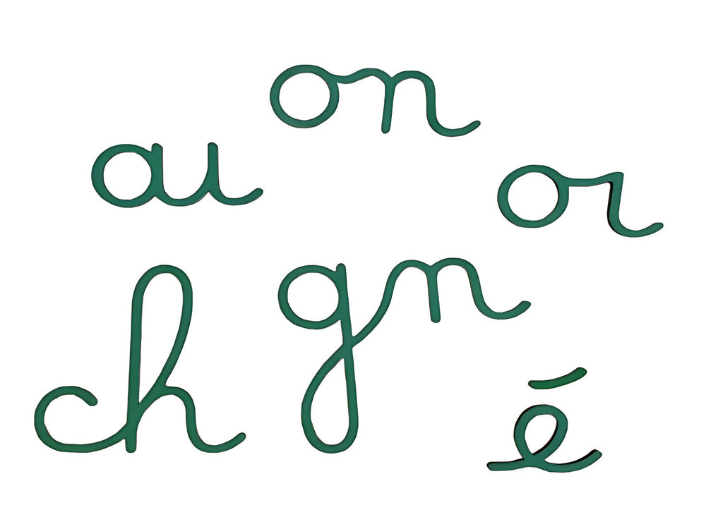 Digrammes Mobiles cursifs| EVEIL MONTESSORI