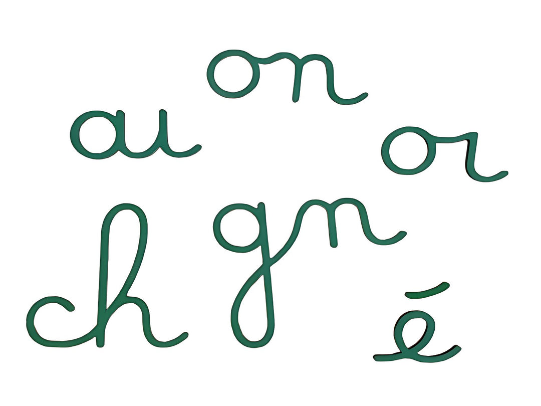 Digrammes Mobiles cursifs| EVEIL MONTESSORI