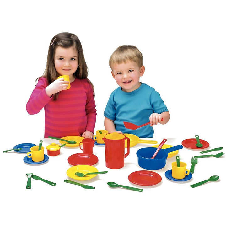 Maxi Dinette 65 pièces avec panier égouttoir, 4 couverts