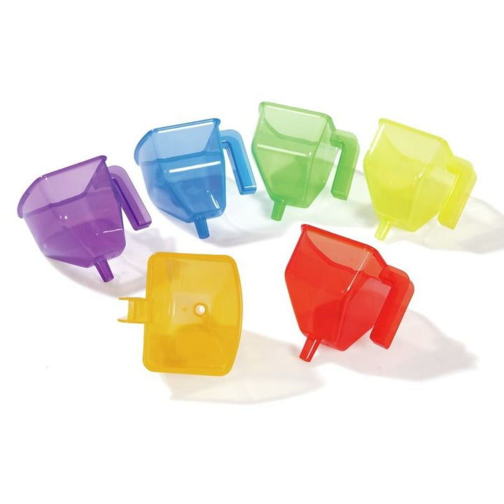 Lot de 6 Entonnoirs Translucides