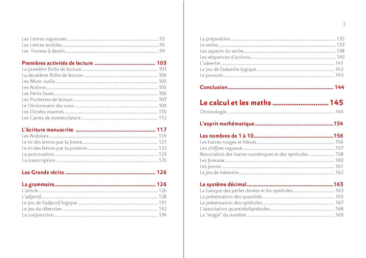 Montessori Pas à Pas : Principes, Vie pratique, Vie sensorielle, Langage, Calcul et Maths 2-6 ans