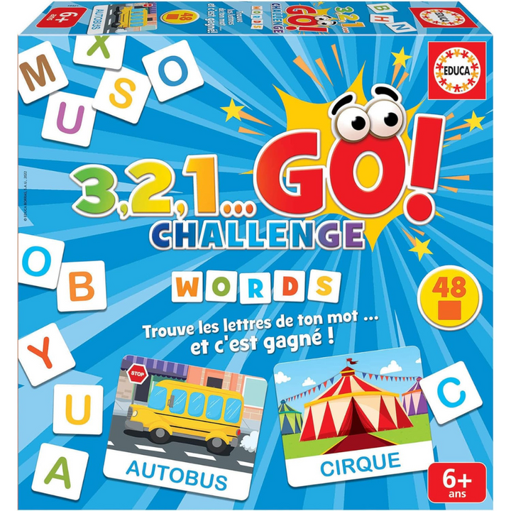 3,2,1… GO! Challenge Words