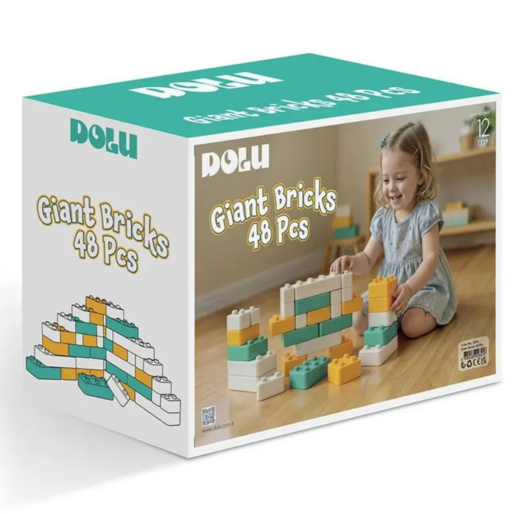 48 blocs de construction géants - 4 - Eveil Montessori Maroc