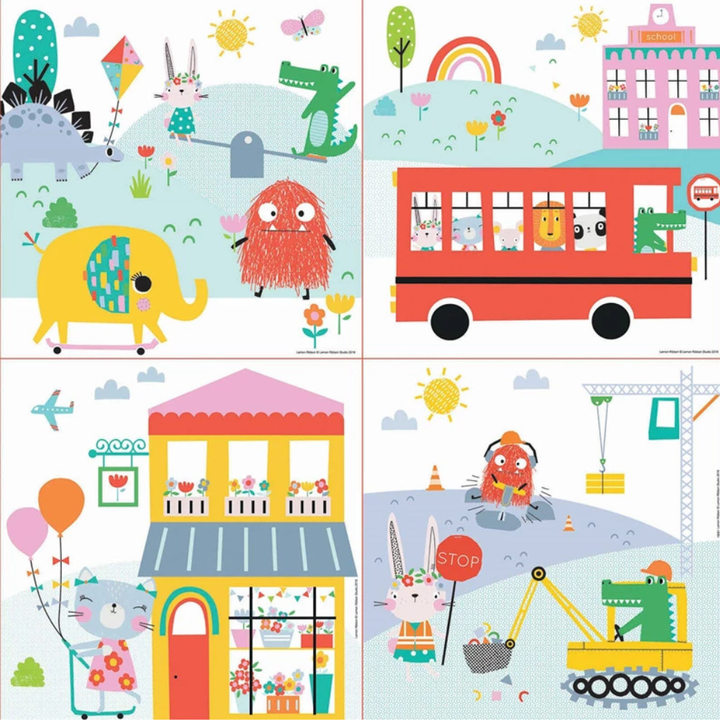 4 Puzzles progressive