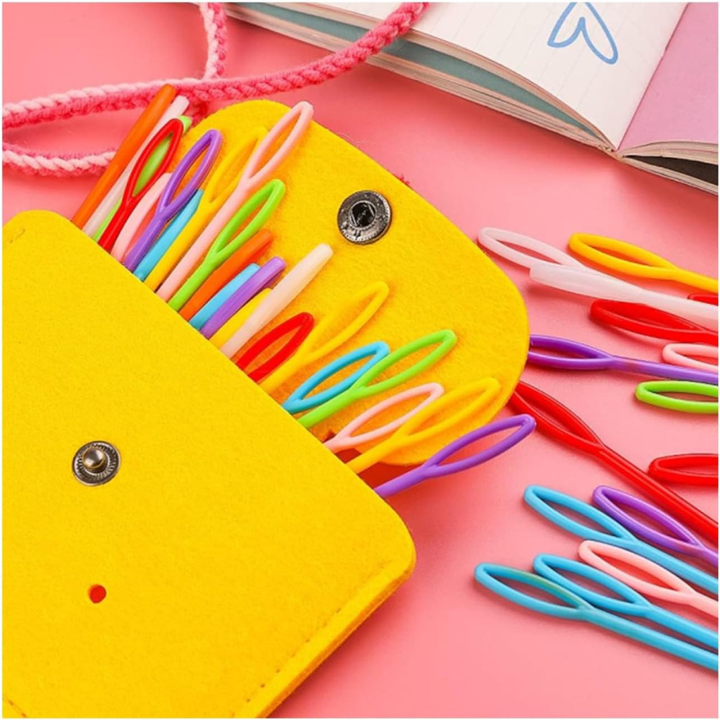 Aiguilles à coudre en plastique - (Lot de 5)