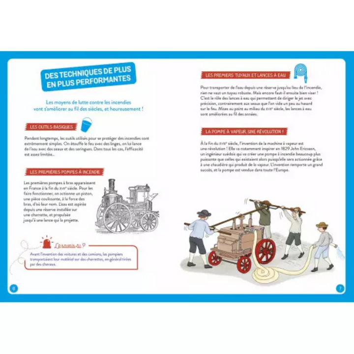 À la découverte des pompiers