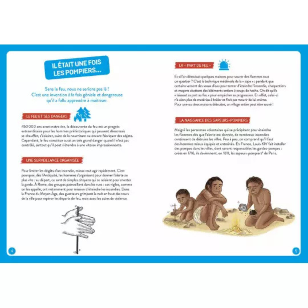 À la découverte des pompiers