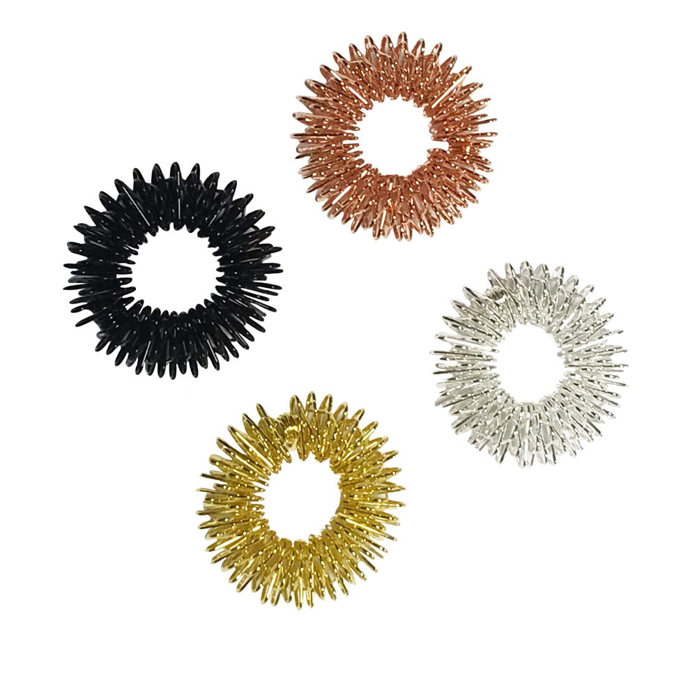 Bagues d’acupression (Sujok) – lot de 5