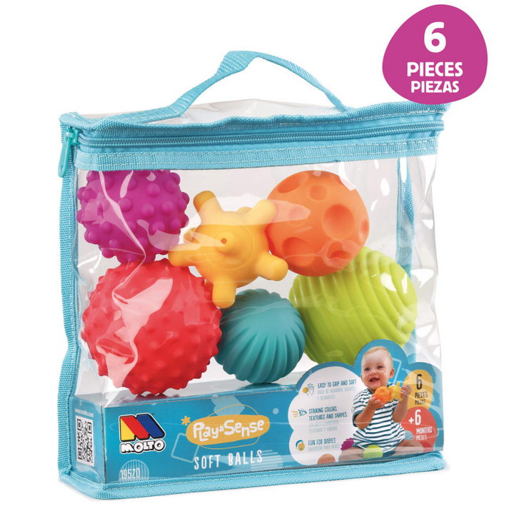 Balles sensorielles 6 pcs